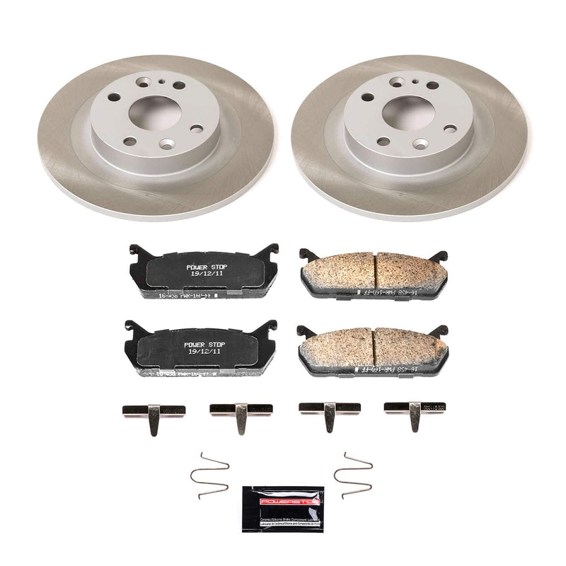 Power Stop SC770 - Rear Z17 Evolution Pad And Semi-Coated Rotor Kit vehicle fitment brake part