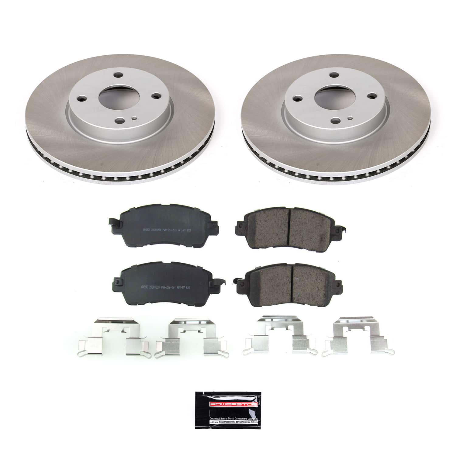 Power Stop SC7700 - Front Z17 Evolution Pad And Semi-Coated Rotor Kit vehicle fitment brake part