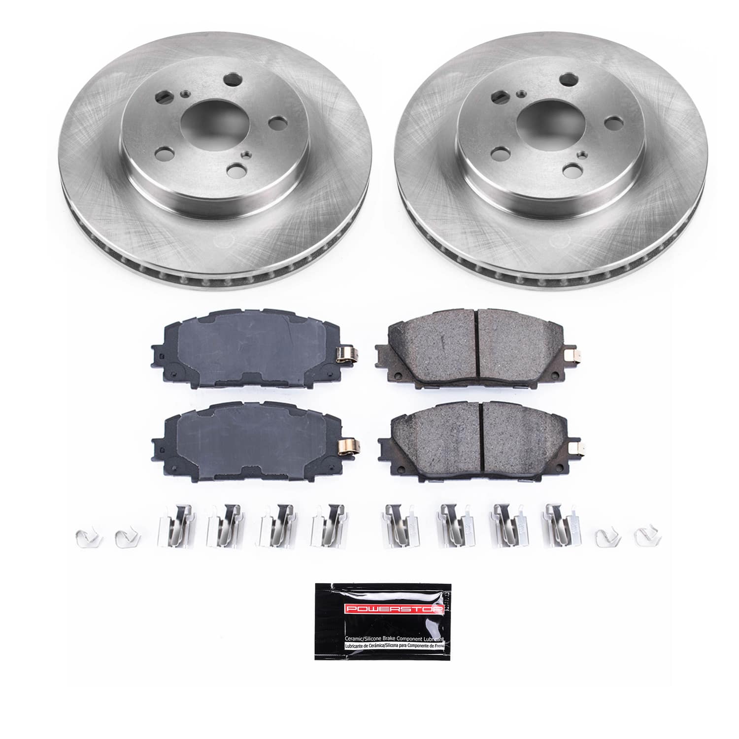 Power Stop SC7701 - Front Z17 Evolution Pad And Semi-Coated Rotor Kit vehicle fitment brake part