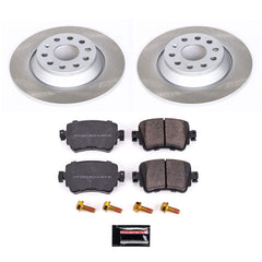 Power Stop SC7707 - Rear Z17 Evolution Pad And Semi-Coated Rotor Kit vehicle fitment brake part
