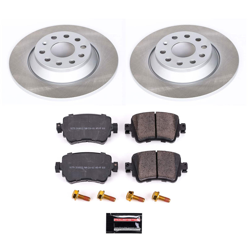Power Stop SC7707 - Rear Z17 Evolution Pad And Semi-Coated Rotor Kit vehicle fitment brake part