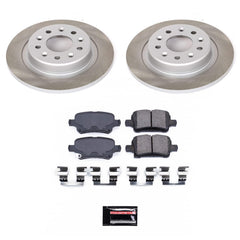 Power Stop SC7717 - Rear Z17 Evolution Pad And Semi-Coated Rotor Kit vehicle fitment brake part
