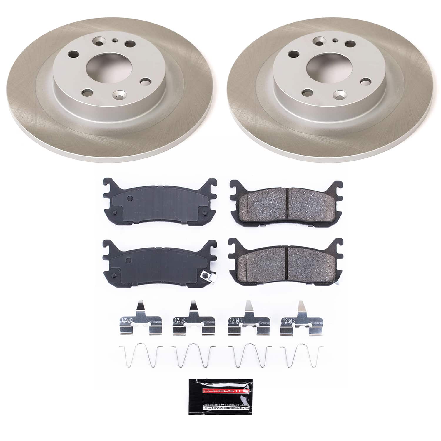 Power Stop SC772 - Rear Z17 Evolution Pad And Semi-Coated Rotor Kit vehicle fitment brake part