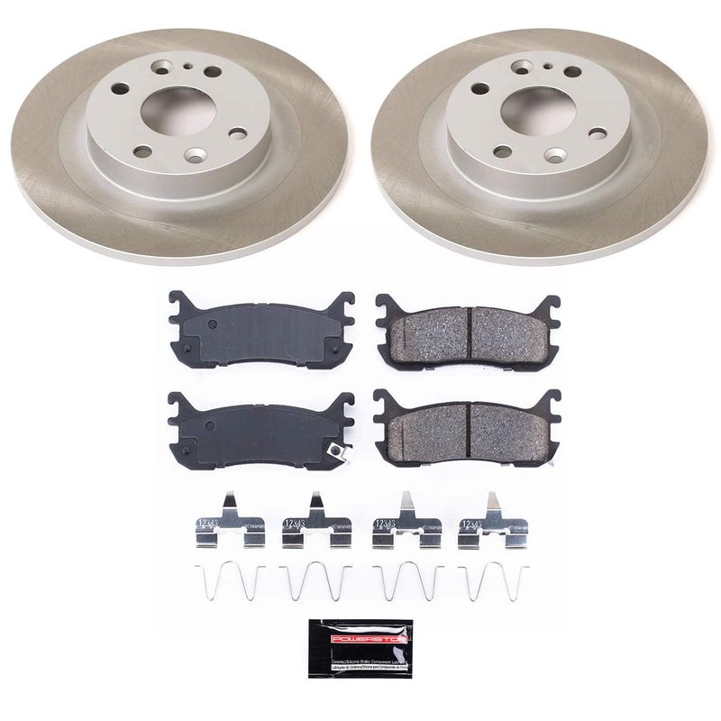 Power Stop SC772 - Rear Z17 Evolution Pad And Semi-Coated Rotor Kit vehicle fitment brake part