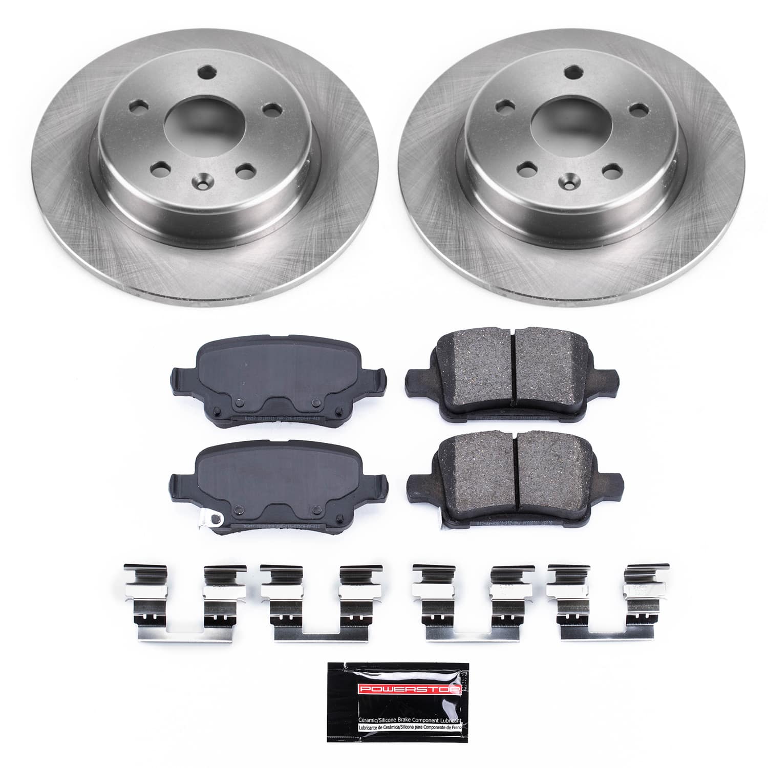 Power Stop SC7720 - Rear Z17 Evolution Pad And Semi-Coated Rotor Kit vehicle fitment brake part