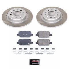 Power Stop SC7722 - Rear Z17 Evolution Pad And Semi-Coated Rotor Kit vehicle fitment brake part