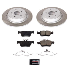 Power Stop SC7723 - Rear Z17 Evolution Pad And Semi-Coated Rotor Kit vehicle fitment brake part