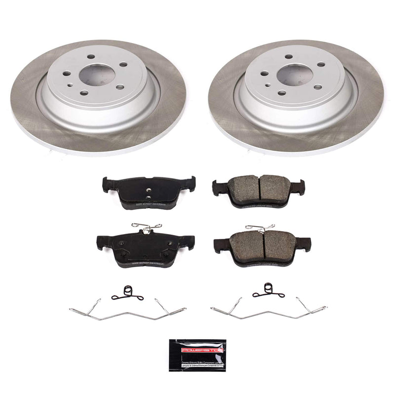 Power Stop SC7723 - Rear Z17 Evolution Pad And Semi-Coated Rotor Kit vehicle fitment brake part