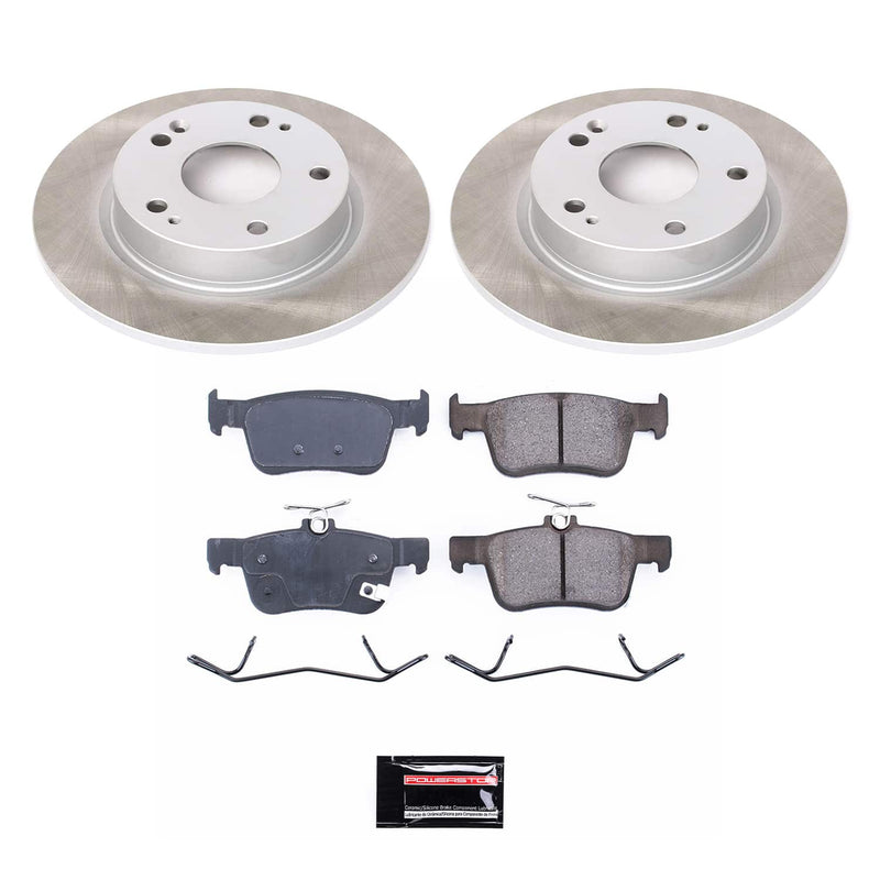Power Stop SC7725 - Rear Z17 Evolution Pad And Semi-Coated Rotor Kit vehicle fitment brake part