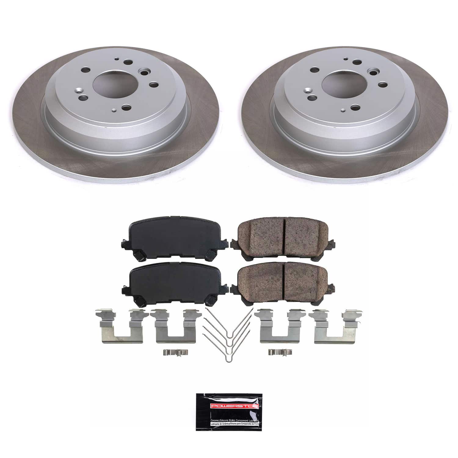 Power Stop SC7727 - Rear Z17 Evolution Pad And Semi-Coated Rotor Kit vehicle fitment brake part