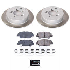 Power Stop SC7729 - Rear Z17 Evolution Pad And Semi-Coated Rotor Kit vehicle fitment brake part