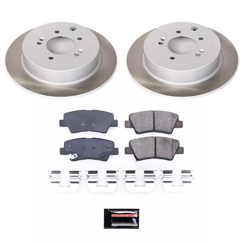 Power Stop SC7729 - Rear Z17 Evolution Pad And Semi-Coated Rotor Kit vehicle fitment brake part
