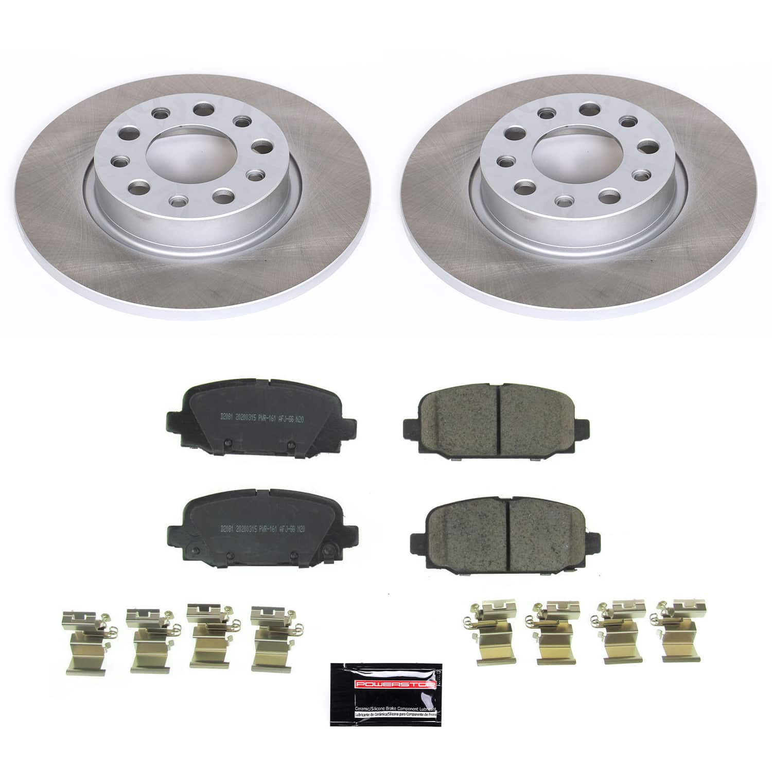 Power Stop SC7736 - Rear Z17 Evolution Pad And Semi-Coated Rotor Kit vehicle fitment brake part