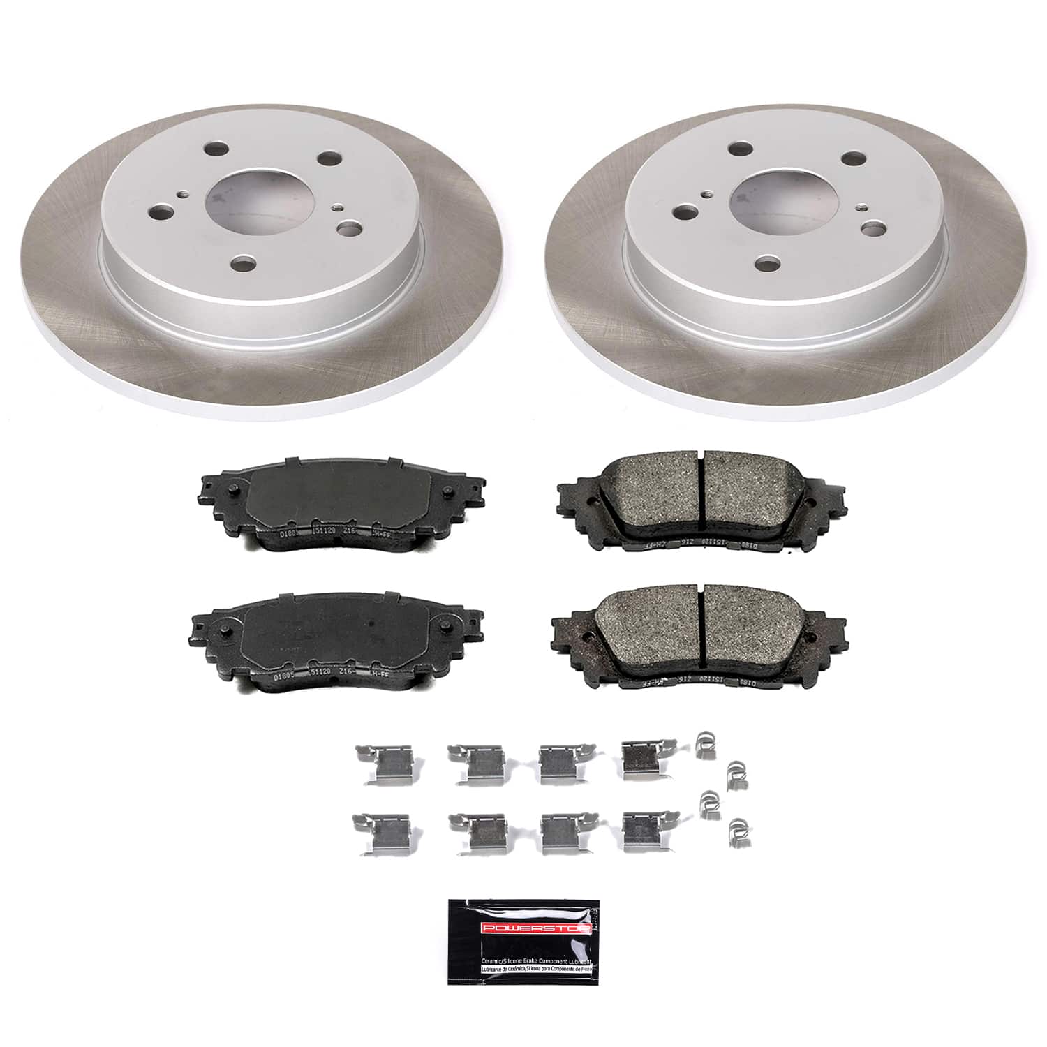 Power Stop SC7739 - Rear Z17 Evolution Pad And Semi-Coated Rotor Kit vehicle fitment brake part