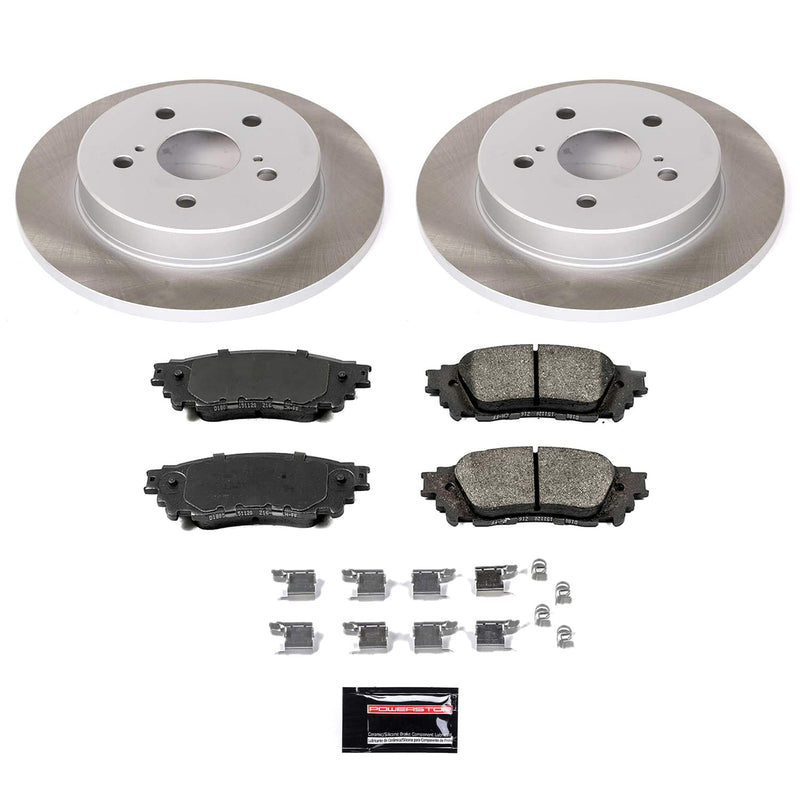 Power Stop SC7739 - Rear Z17 Evolution Pad And Semi-Coated Rotor Kit vehicle fitment brake part