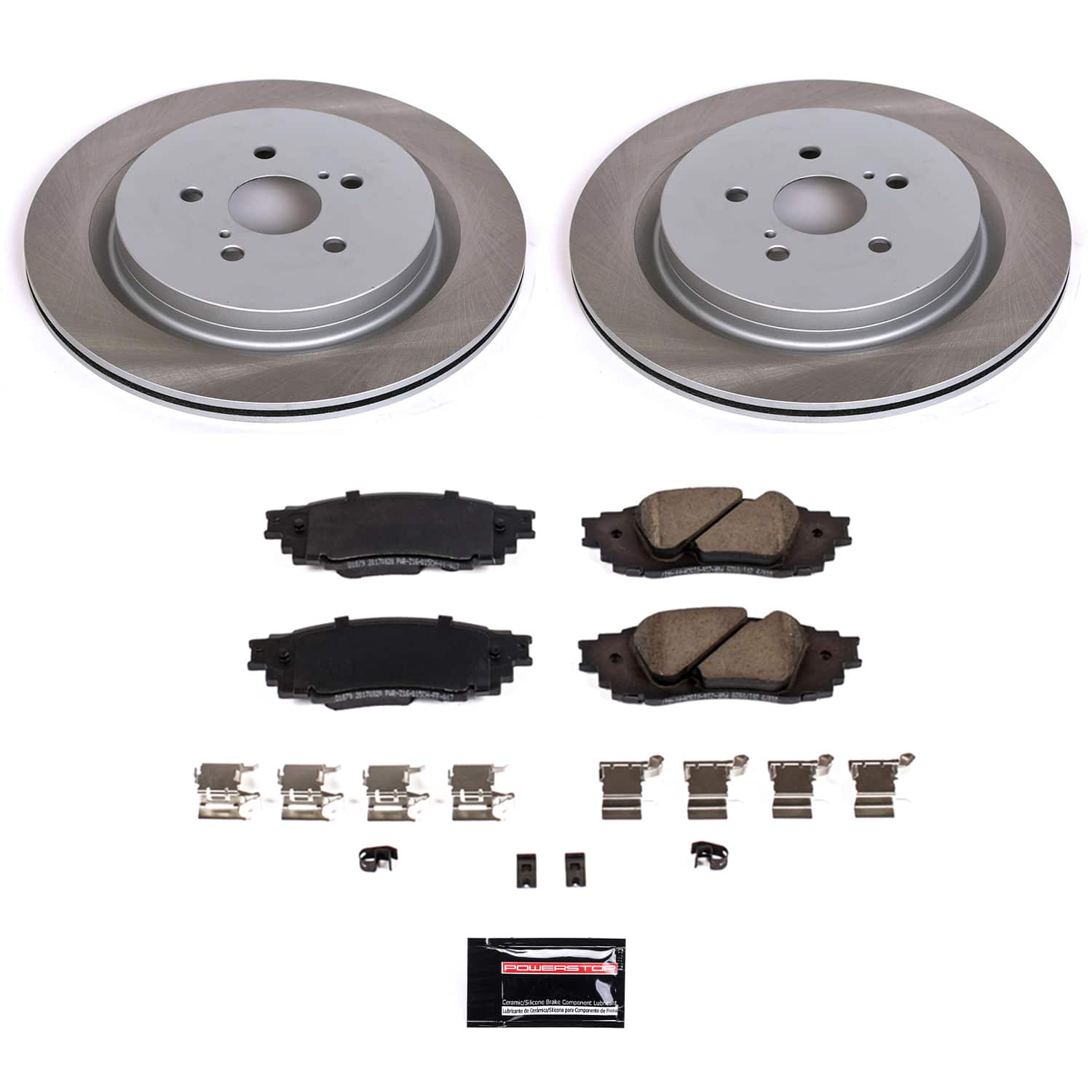 Power Stop SC7740 - Rear Z17 Evolution Pad And Semi-Coated Rotor Kit vehicle fitment brake part