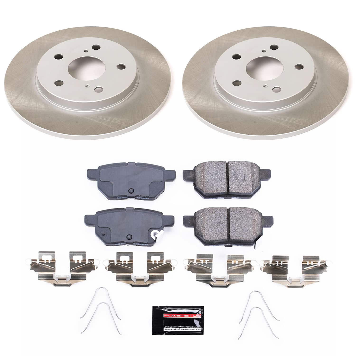 Power Stop SC7753 - Rear Z17 Evolution Pad And Semi-Coated Rotor Kit vehicle fitment brake part