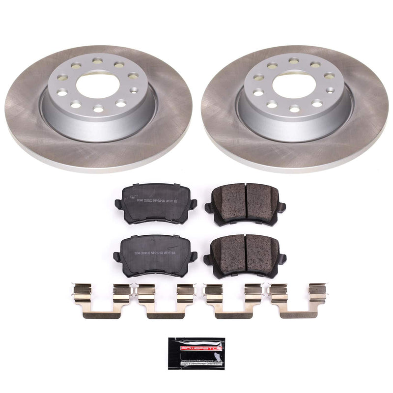 Power Stop SC7811 - Rear Z17 Evolution Pad And Semi-Coated Rotor Kit vehicle fitment brake part