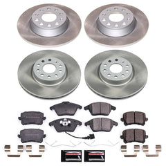 Power Stop SC7838 - Front And Rear Z17 Evolution Pad And Semi-Coated Rotor Kit vehicle fitment brake part