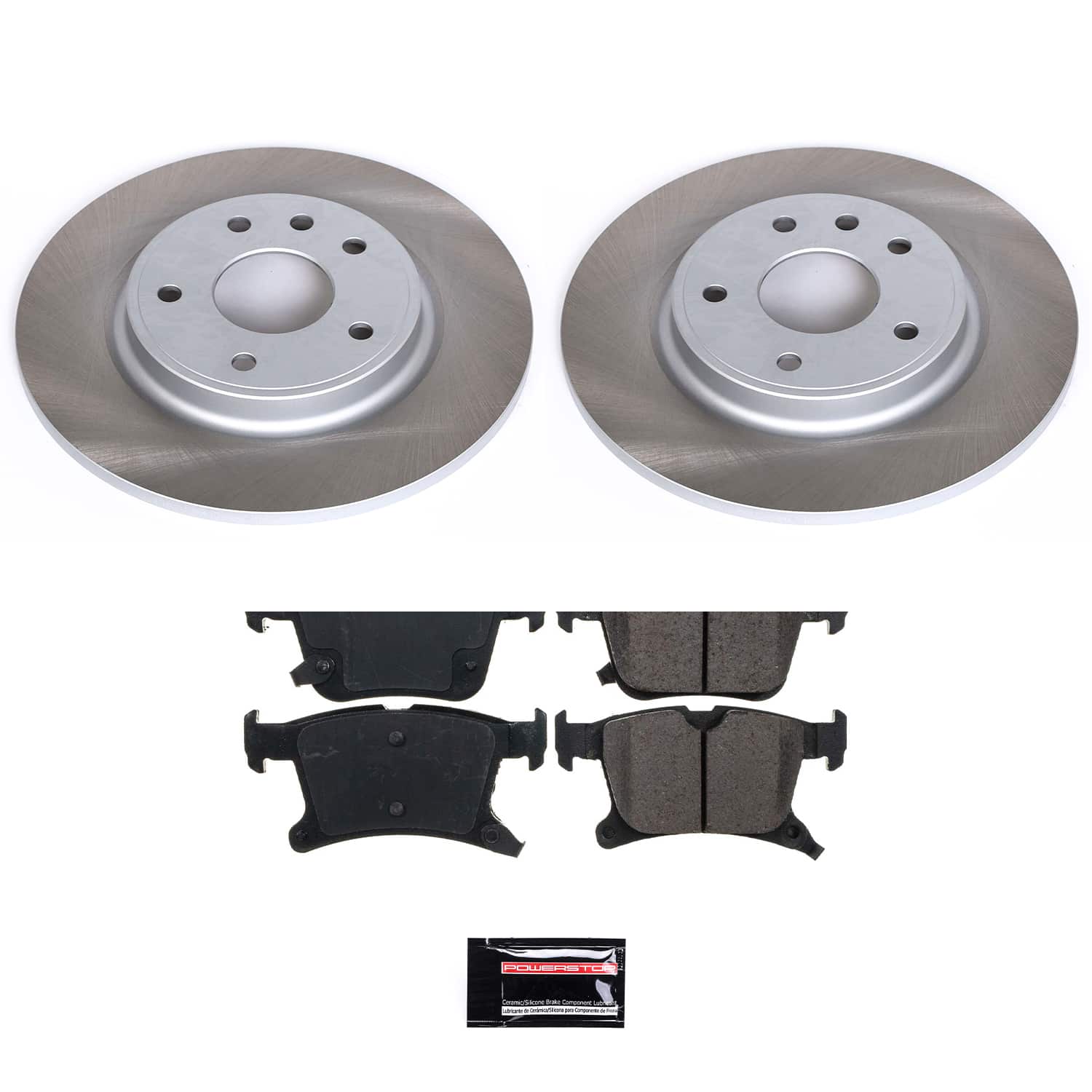 Power Stop SC7845 - Rear Z17 Evolution Pad And Semi-Coated Rotor Kit vehicle fitment brake part
