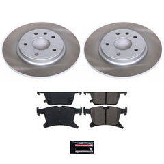 Power Stop SC7845 - Rear Z17 Evolution Pad And Semi-Coated Rotor Kit vehicle fitment brake part