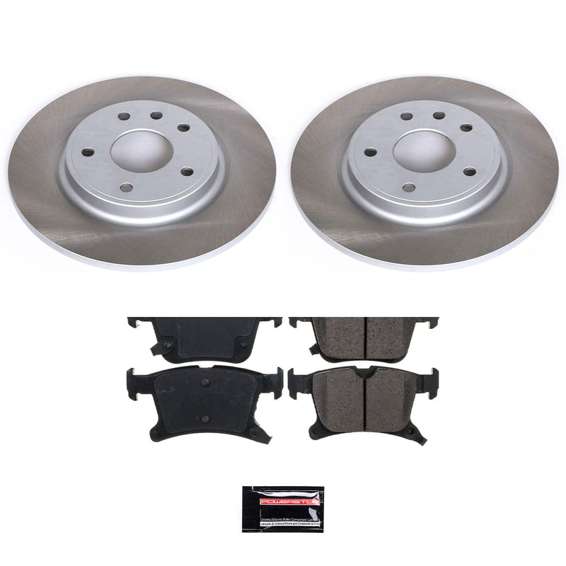 Power Stop SC7845 - Rear Z17 Evolution Pad And Semi-Coated Rotor Kit vehicle fitment brake part