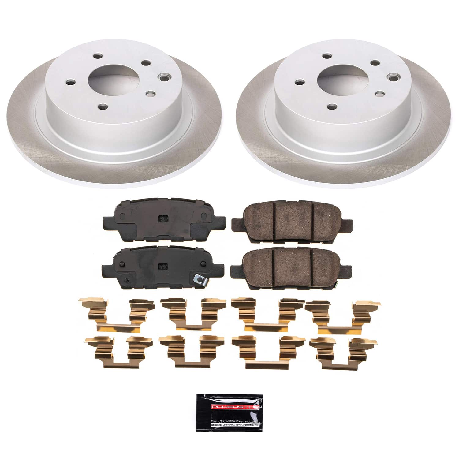 Power Stop SC7864 - Rear Z17 Evolution Pad And Semi-Coated Rotor Kit vehicle fitment brake part