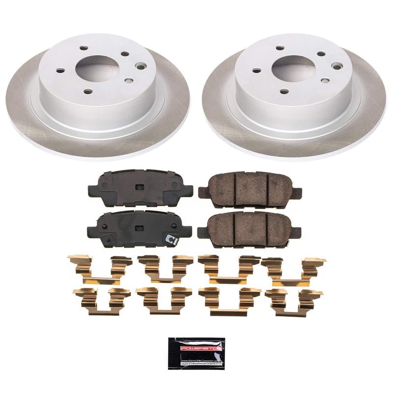 Power Stop SC7864 - Rear Z17 Evolution Pad And Semi-Coated Rotor Kit vehicle fitment brake part