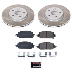 Power Stop SC7872 - Front Z17 Evolution Pad And Semi-Coated Rotor Kit vehicle fitment brake part