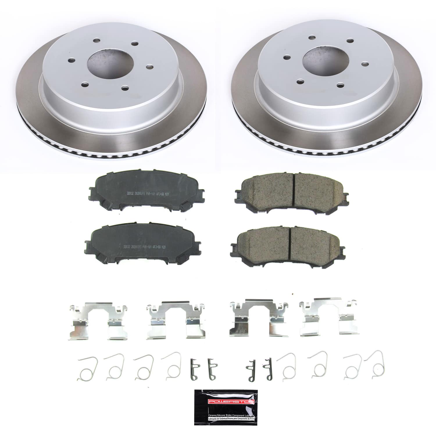 Power Stop SC7874 - Rear Z17 Evolution Pad And Semi-Coated Rotor Kit vehicle fitment brake part