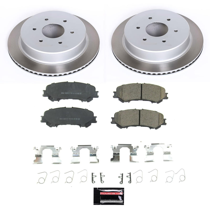 Power Stop SC7874 - Rear Z17 Evolution Pad And Semi-Coated Rotor Kit vehicle fitment brake part