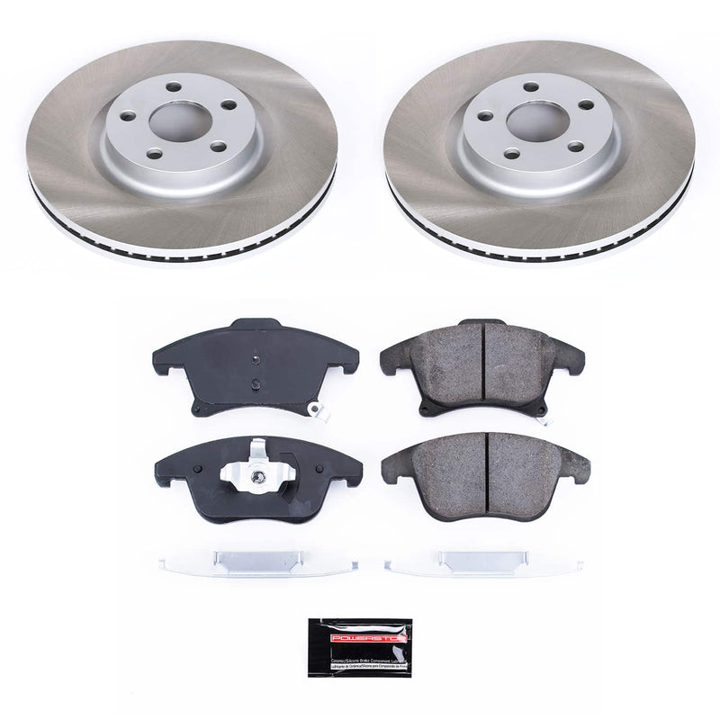 Power Stop SC7885 - Front Z17 Evolution Pad And Semi-Coated Rotor Kit vehicle fitment brake part