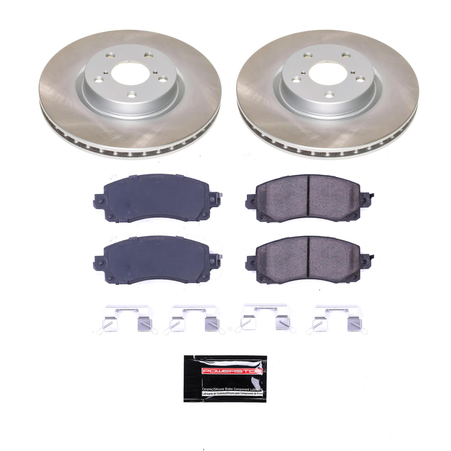 Power Stop SC7891 - Front Z17 Evolution Pad And Semi-Coated Rotor Kit vehicle fitment brake part