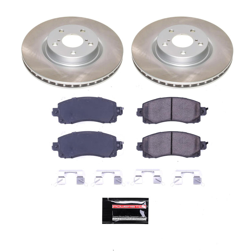 Power Stop SC7891 - Front Z17 Evolution Pad And Semi-Coated Rotor Kit vehicle fitment brake part