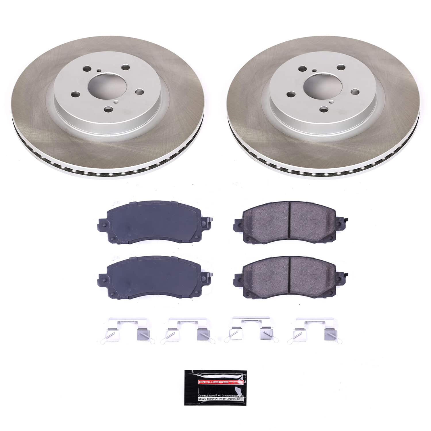 Power Stop SC7892 - Front Z17 Evolution Pad And Semi-Coated Rotor Kit vehicle fitment brake part
