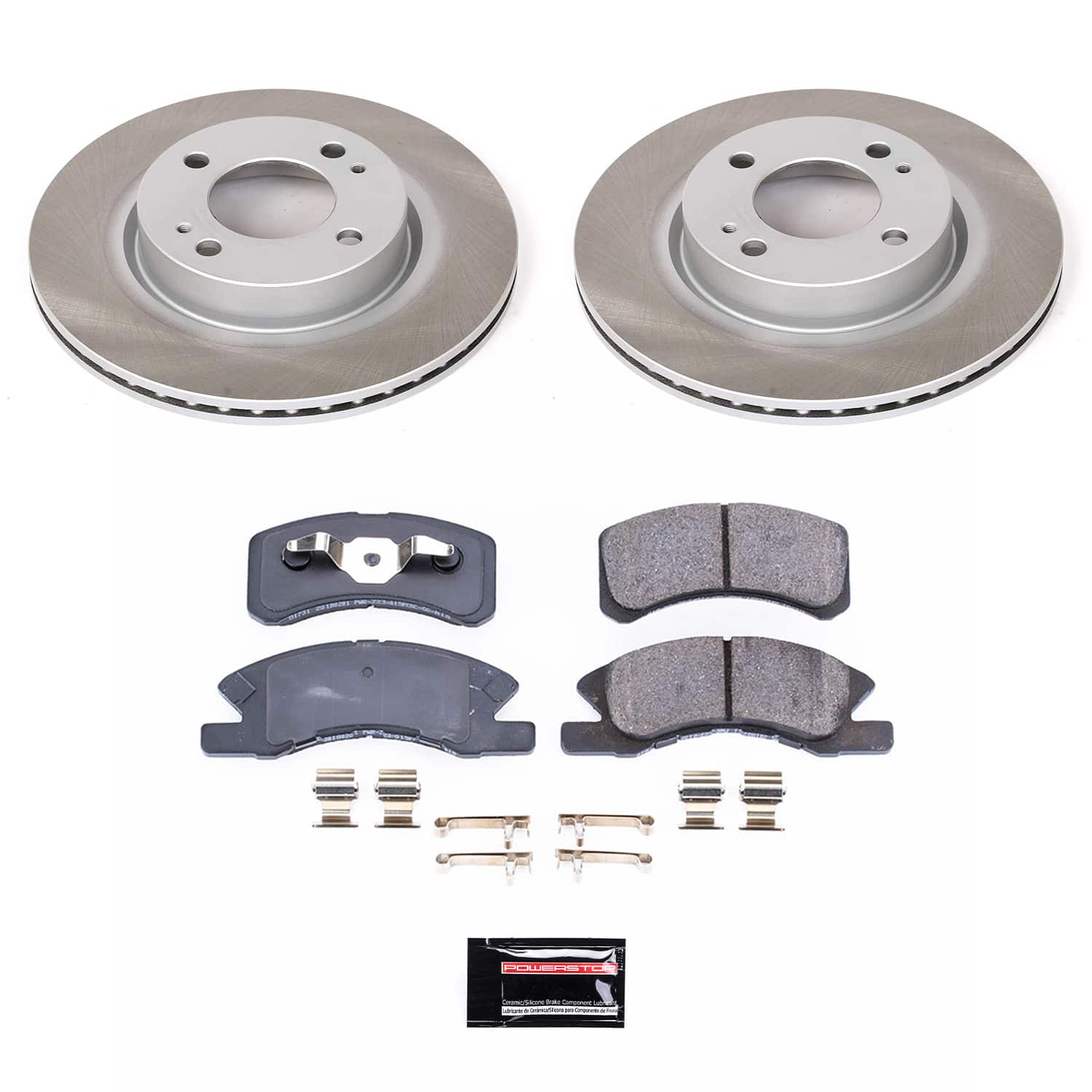 Power Stop SC7894 - Front Z17 Evolution Pad And Semi-Coated Rotor Kit vehicle fitment brake part