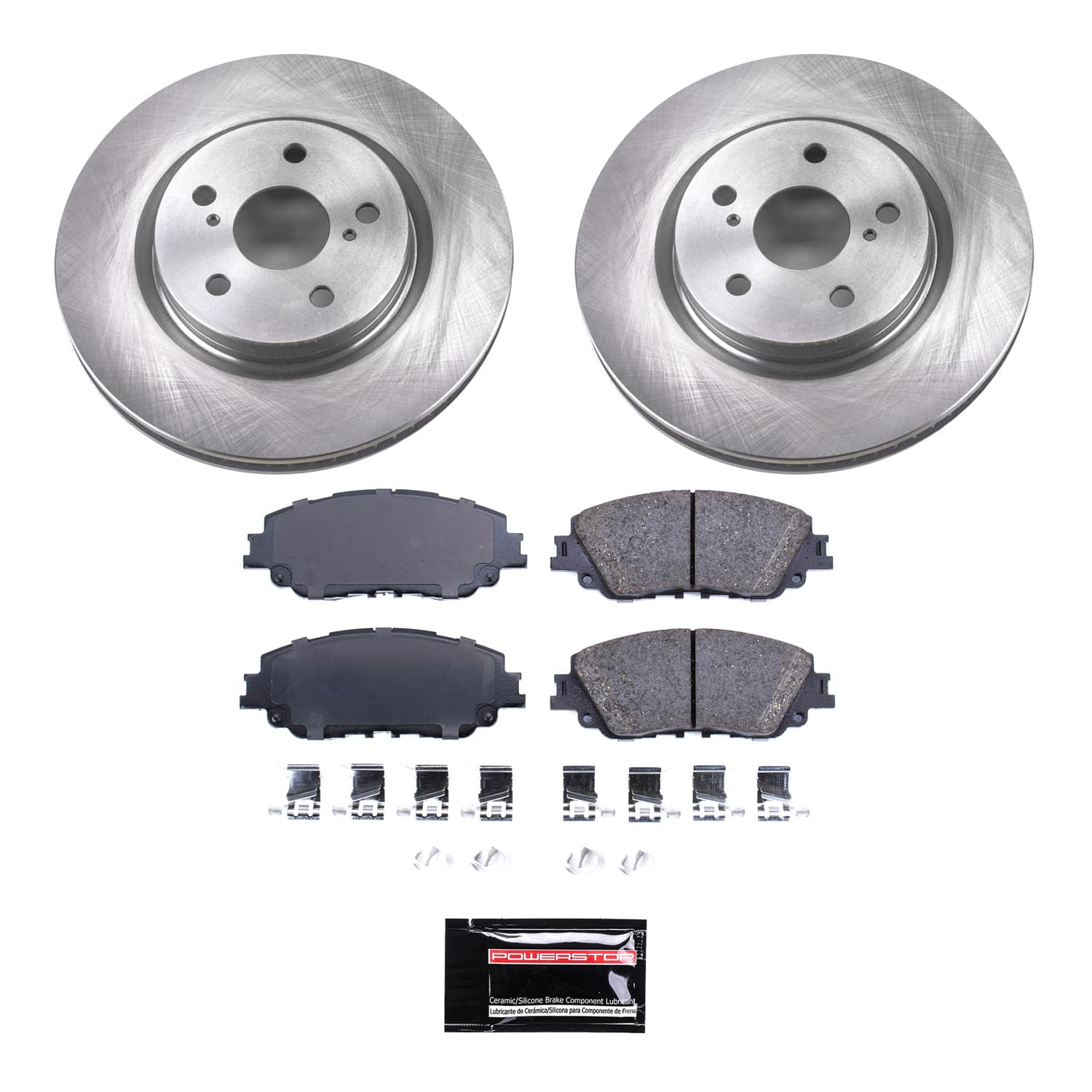 Power Stop SC7895 - Front Z17 Evolution Pad And Semi-Coated Rotor Kit vehicle fitment brake part