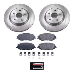 Power Stop SC7895 - Front Z17 Evolution Pad And Semi-Coated Rotor Kit vehicle fitment brake part