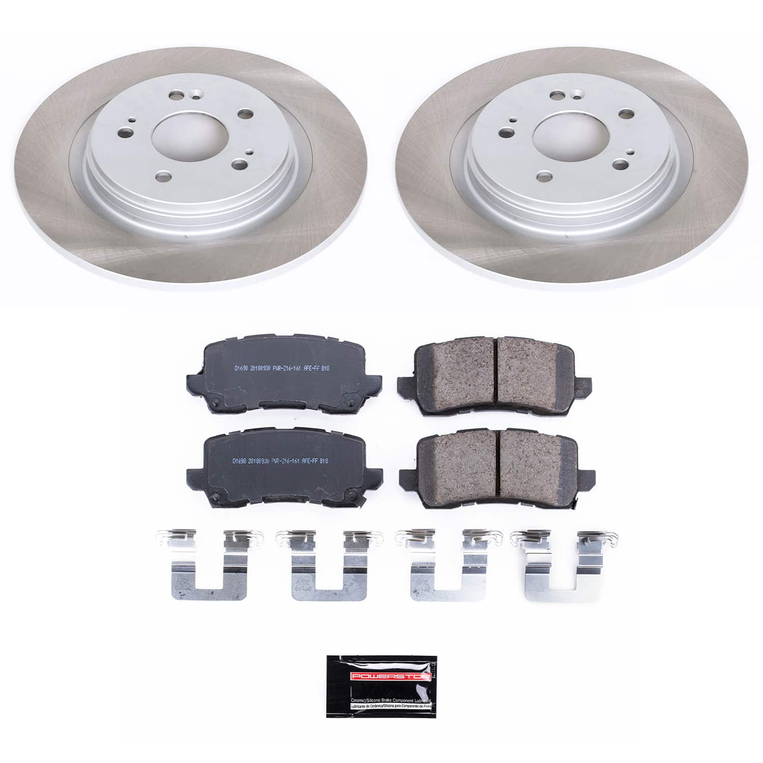 Power Stop SC7903 - Rear Z17 Evolution Pad And Semi-Coated Rotor Kit vehicle fitment brake part