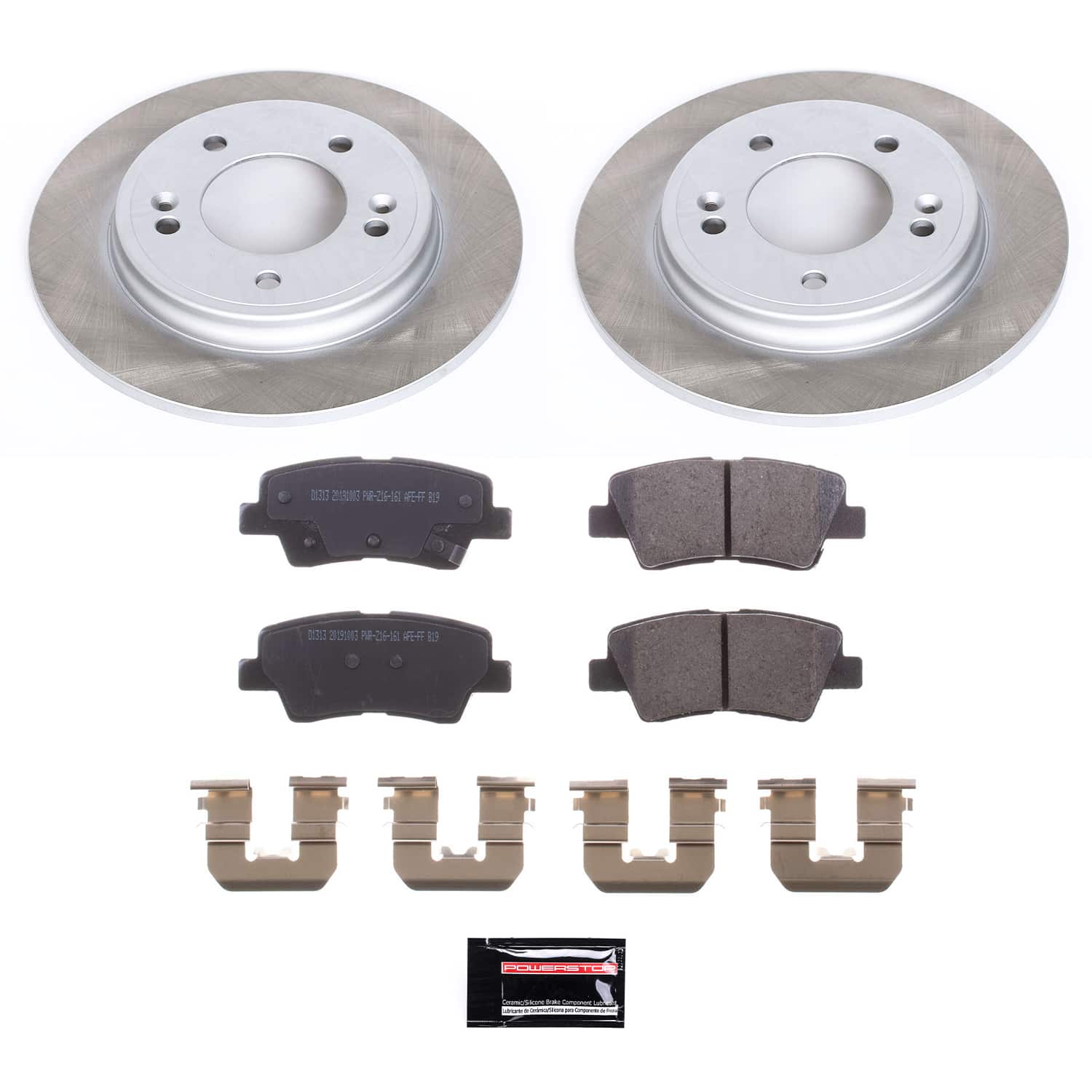 Power Stop SC7904 - Rear Z17 Evolution Pad And Semi-Coated Rotor Kit vehicle fitment brake part