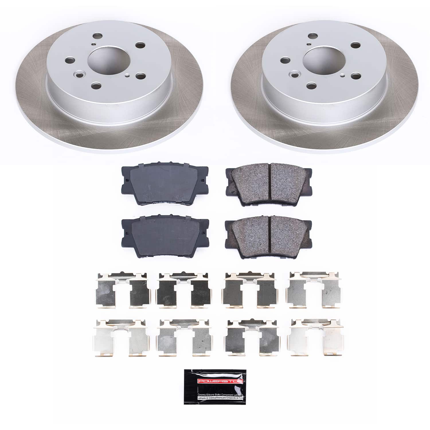 Power Stop SC7905 - Rear Z17 Evolution Pad And Semi-Coated Rotor Kit vehicle fitment brake part