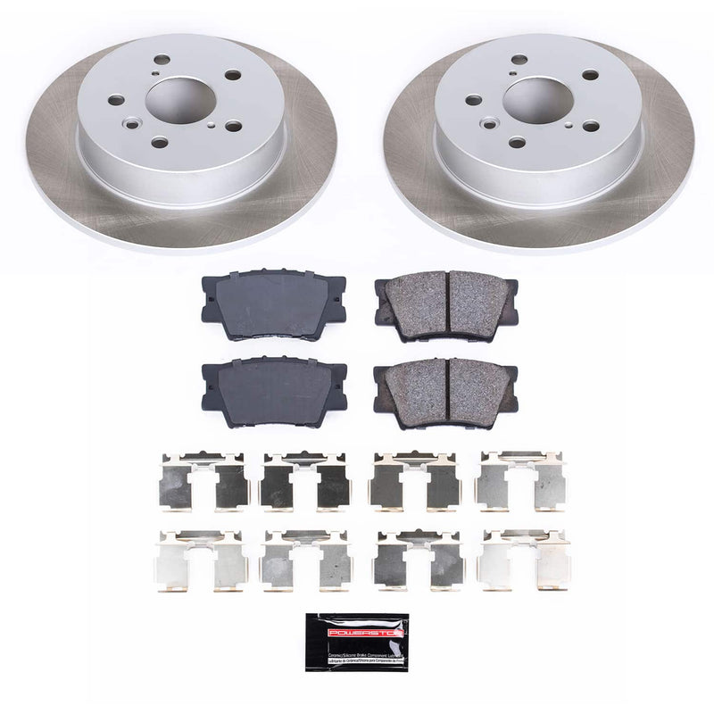 Power Stop SC7905 - Rear Z17 Evolution Pad And Semi-Coated Rotor Kit vehicle fitment brake part