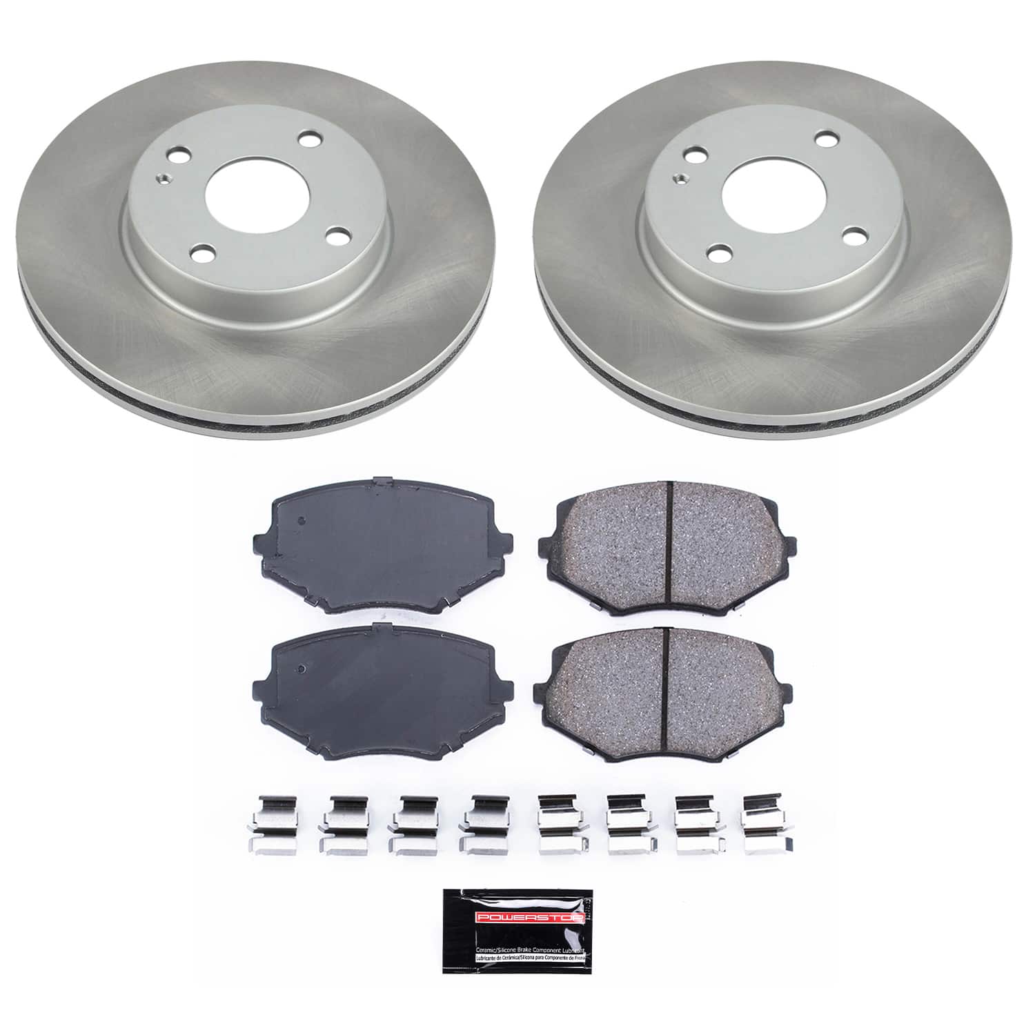 Power Stop SC793 - Front Z17 Evolution Pad And Semi-Coated Rotor Kit vehicle fitment brake part