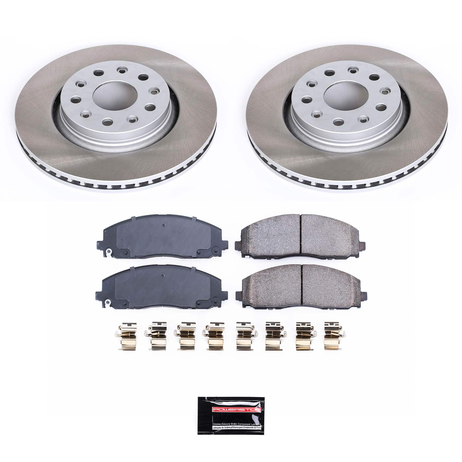 Power Stop SC7940 - Front Z17 Evolution Pad And Semi-Coated Rotor Kit vehicle fitment brake part
