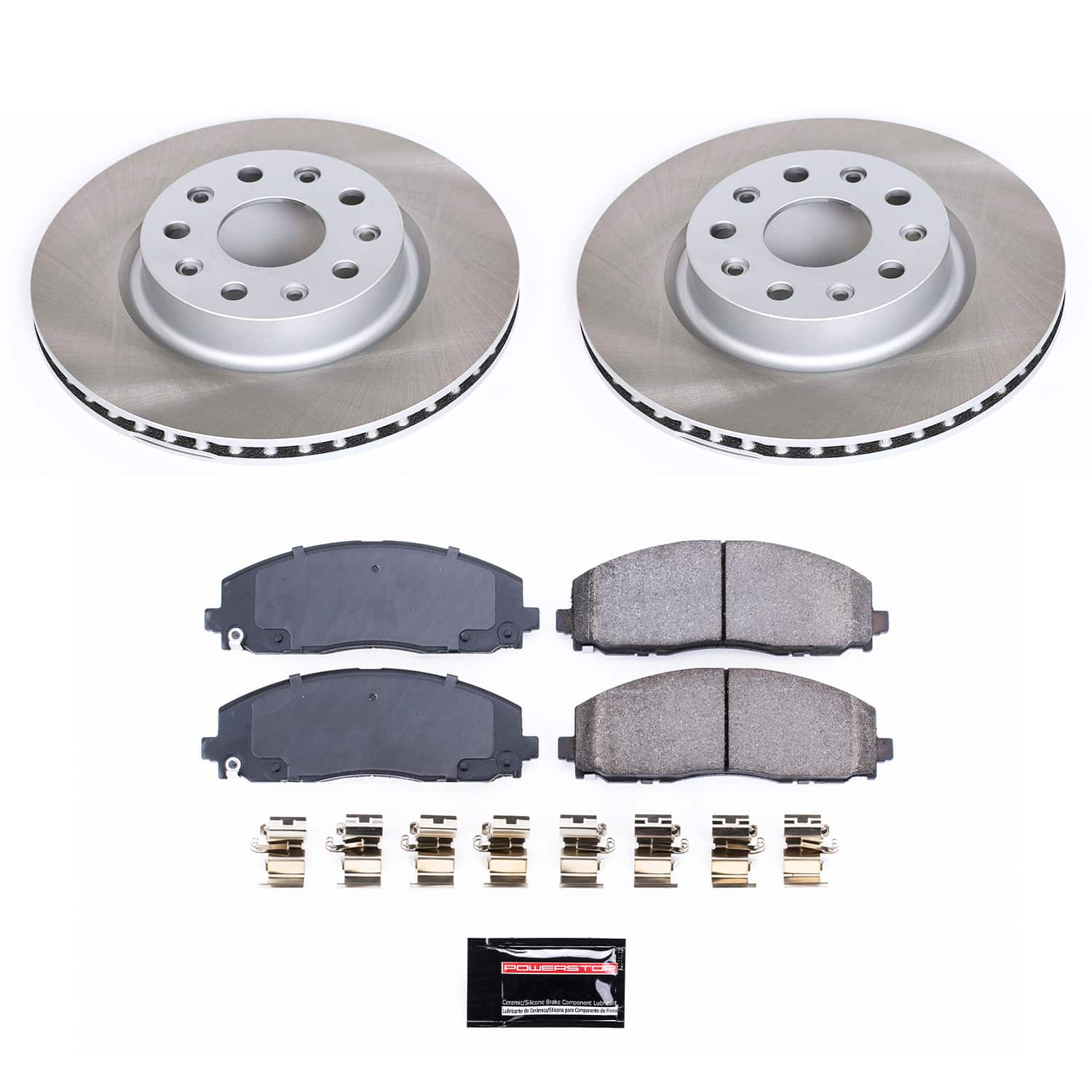 Power Stop SC7941 - Front Z17 Evolution Pad And Semi-Coated Rotor Kit vehicle fitment brake part