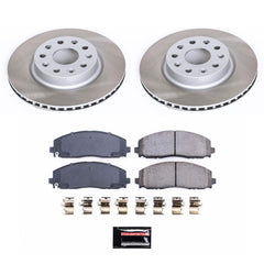 Power Stop SC7941 - Front Z17 Evolution Pad And Semi-Coated Rotor Kit vehicle fitment brake part