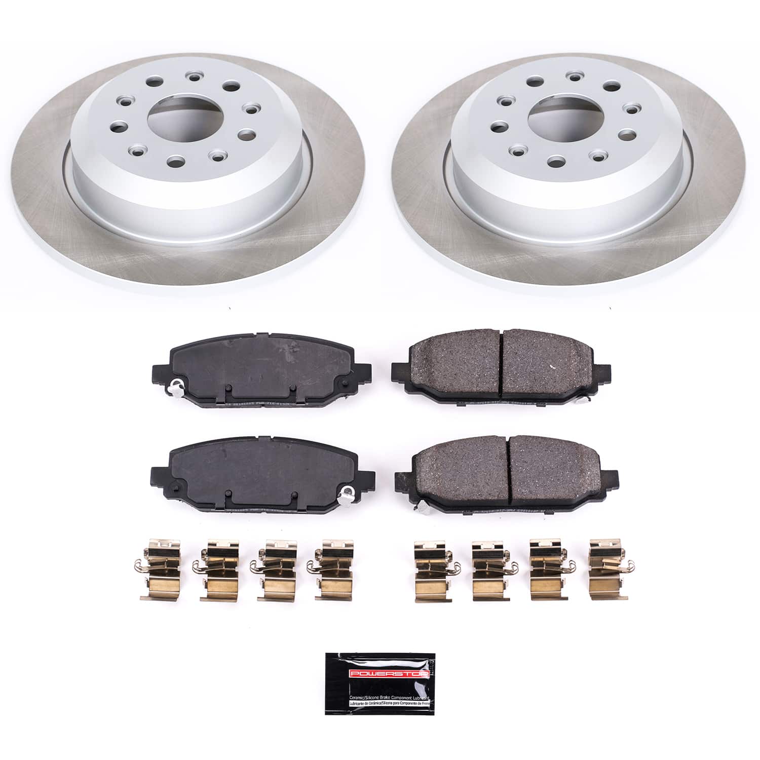 Power Stop SC7942 - Rear Z17 Evolution Pad And Semi-Coated Rotor Kit vehicle fitment brake part