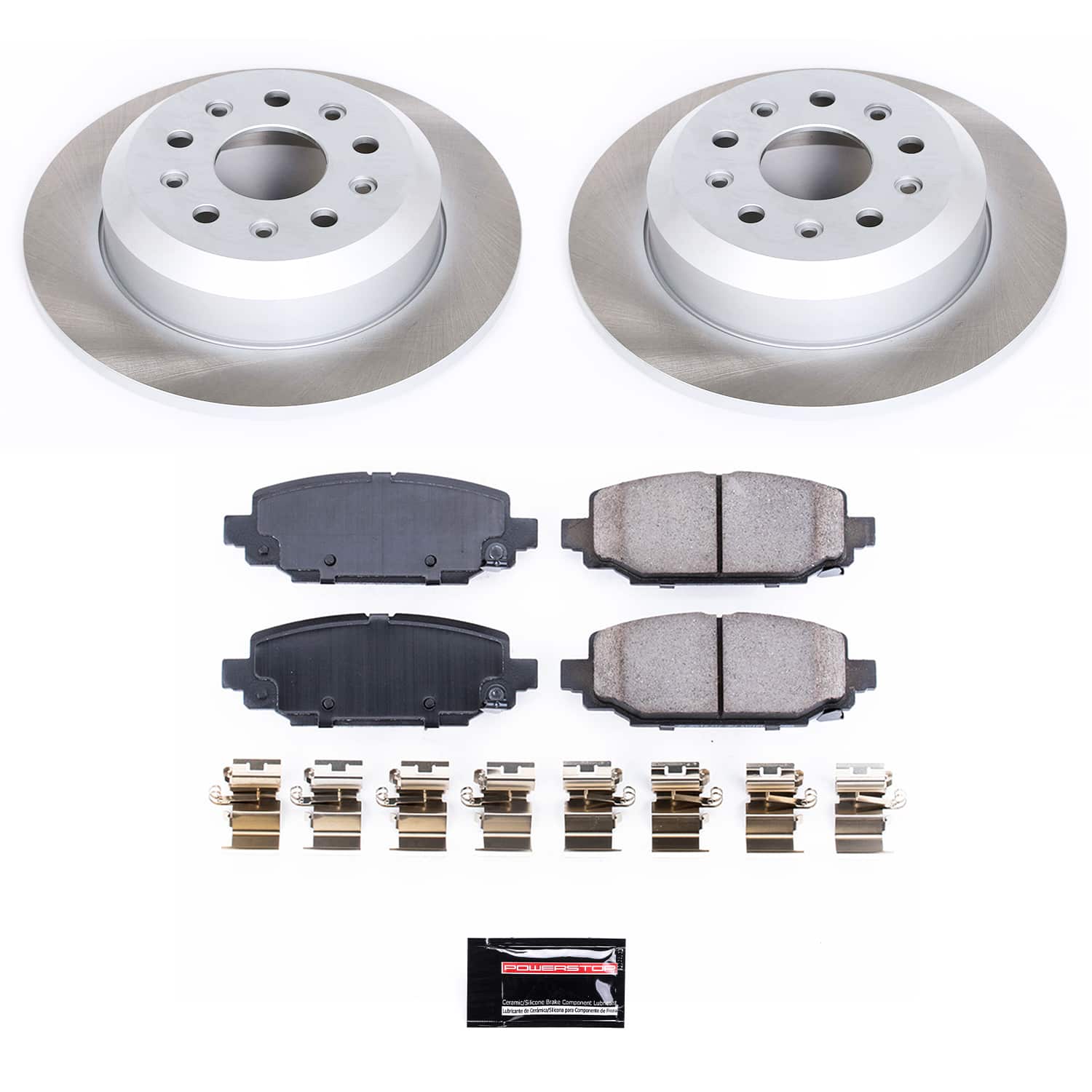 Power Stop SC7943 - Rear Z17 Evolution Pad And Semi-Coated Rotor Kit vehicle fitment brake part