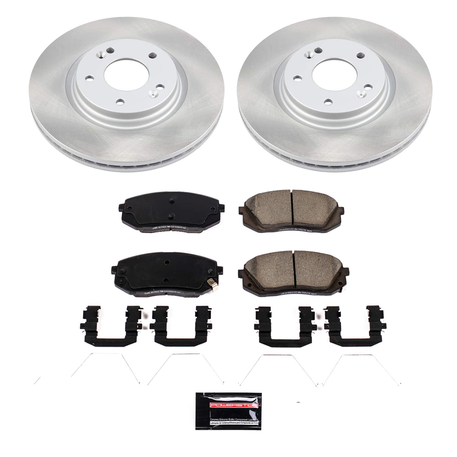 Power Stop SC8011 - Front Z17 Evolution Pad And Semi-Coated Rotor Kit vehicle fitment brake part