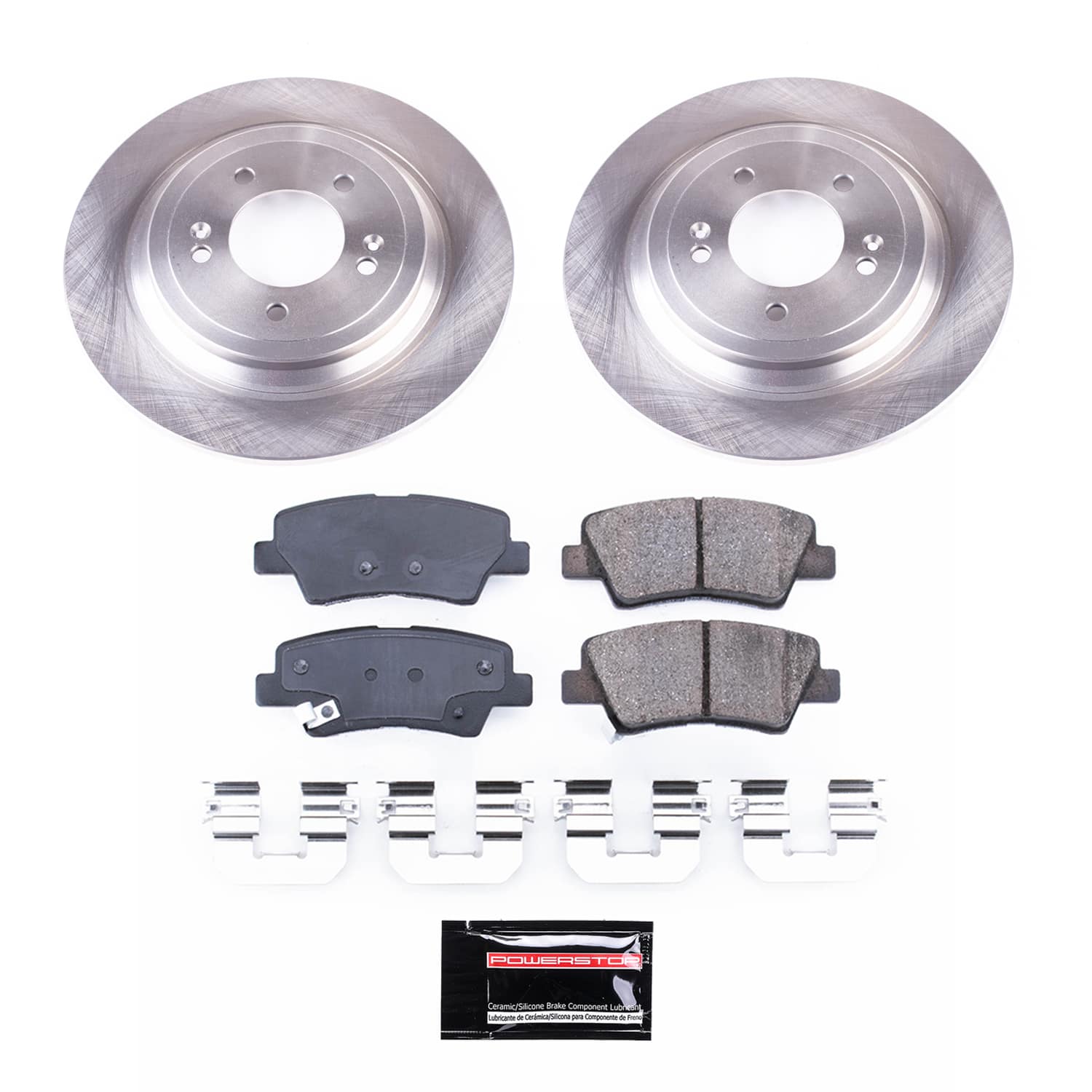 Power Stop SC8016 - Rear Z17 Evolution Pad And Semi-Coated Rotor Kit vehicle fitment brake part